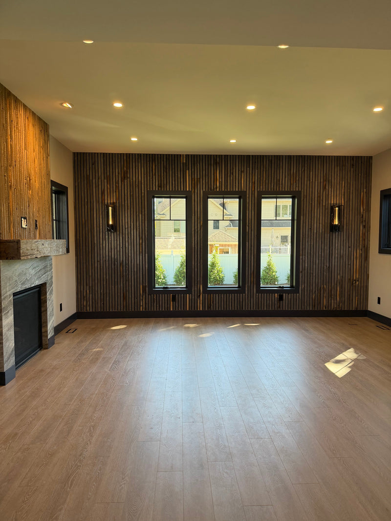 From Entryway to Fireplace: John’s Stikwood and Slatwood Transformation