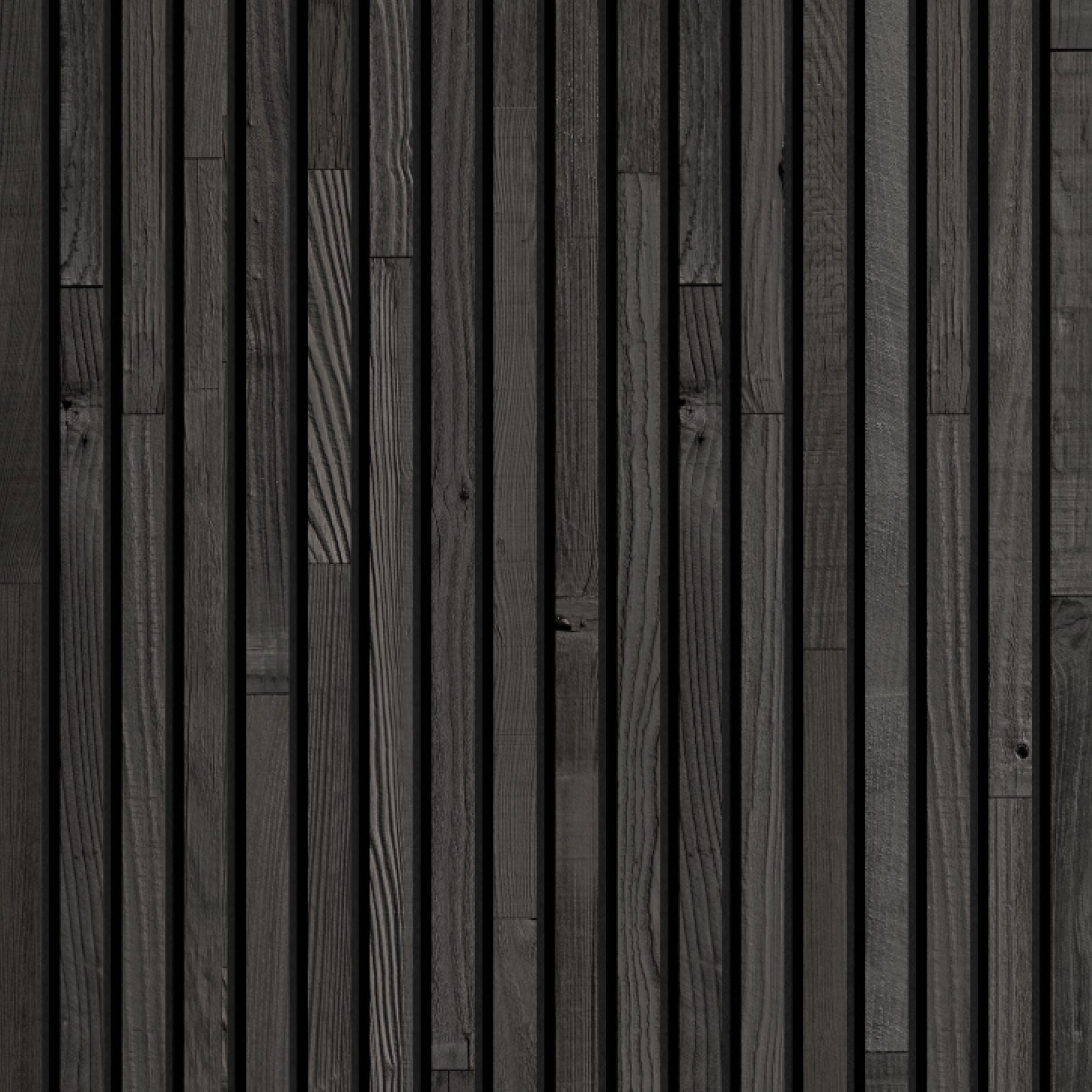 Close-up of Ember Slatwood Chorus Acoustic Slat Panels