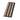 Walnut Slatwood Melody acoustic panel sample with three wood slats on black backing