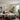 Bedroom with Modern White Stikwood planks, plants, and botanical wall art