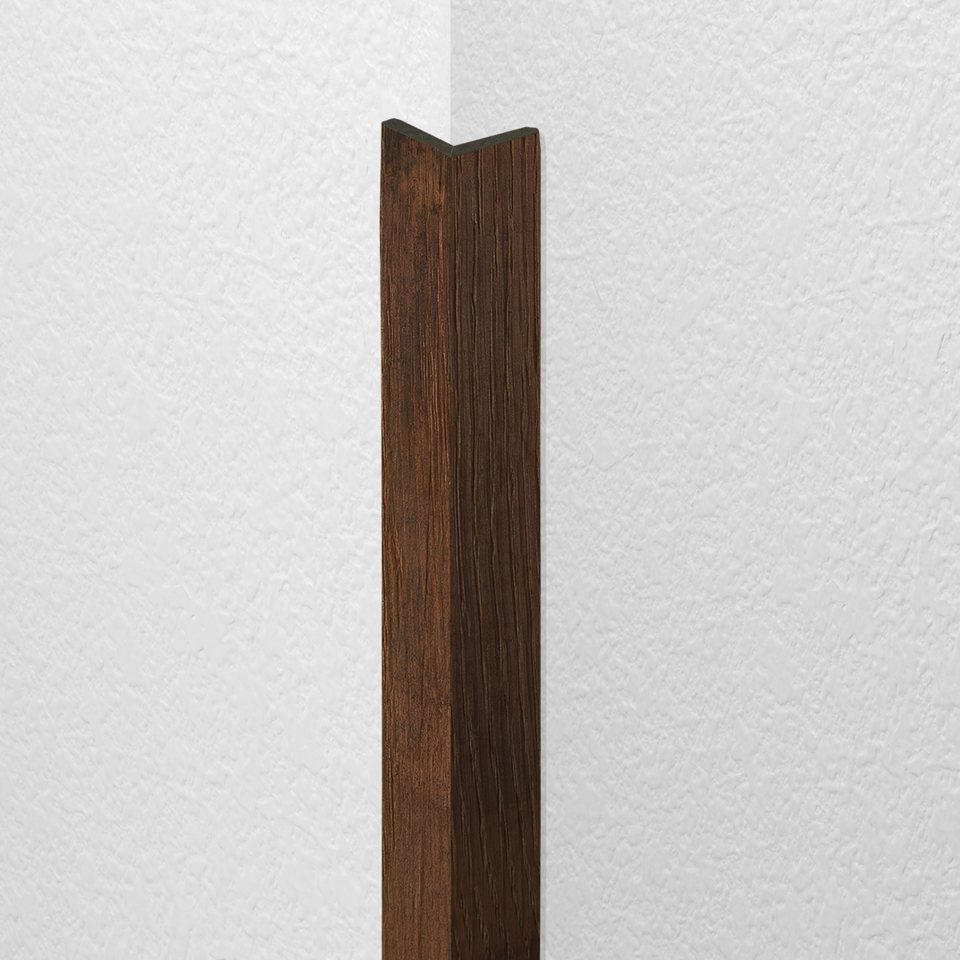 Reclaimed Barrel Oak Wood Corner Trim | Stikwood Real Wood Planks