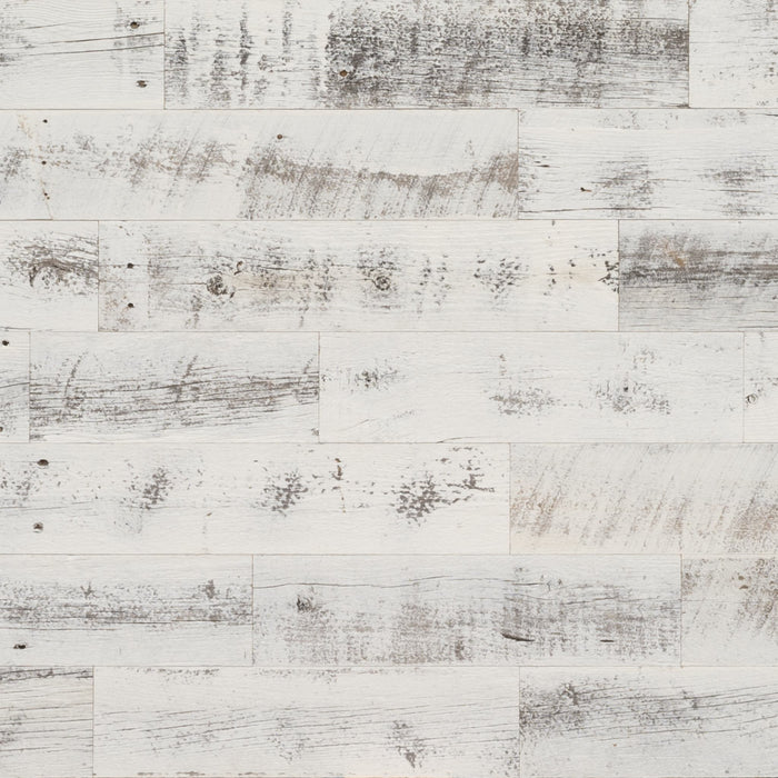 Reclaimed Weathered Wood White Sample