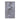 Close-up of Steel Gray Peel & Stick Wood Wall Plank Sample, showing wood grain and knots