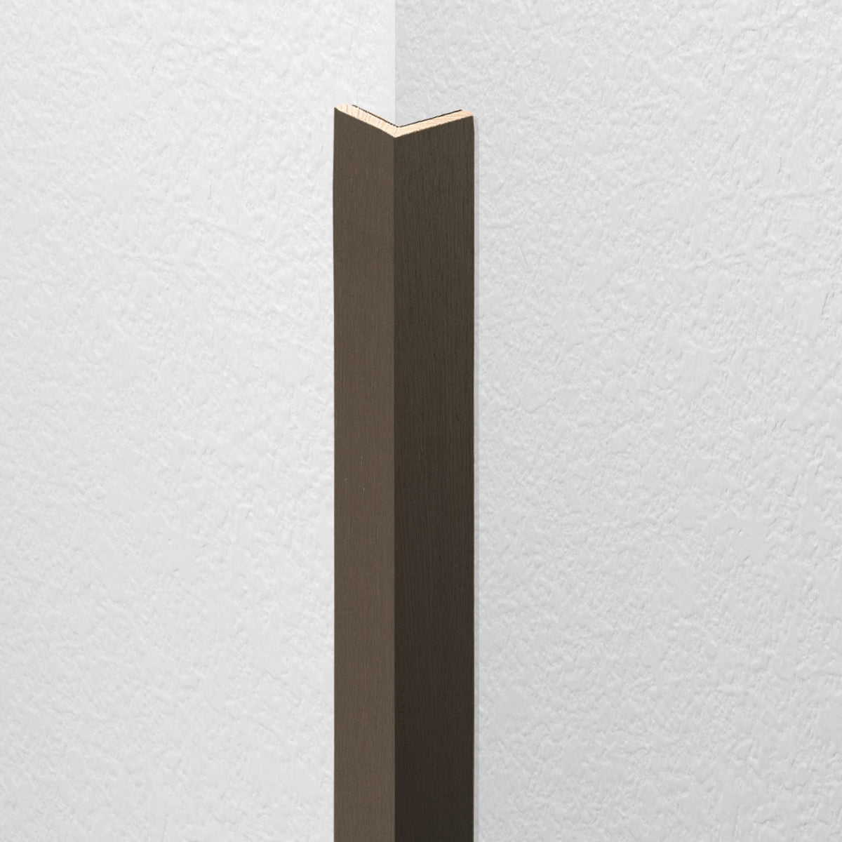 Vertical Grain Mountain Moss Wood Corner Trim | Stikwood