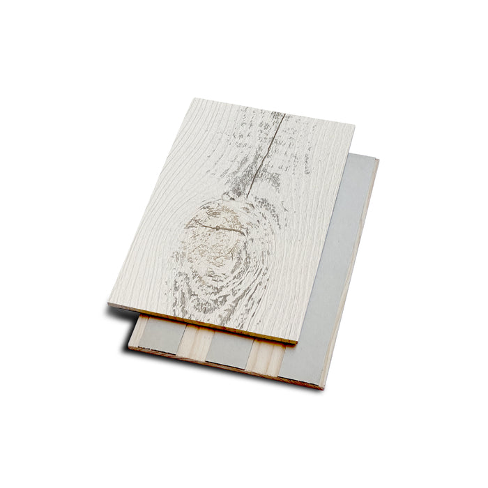Reclaimed Weathered Wood White Sample