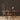 Home office with Brick Gunstock mosaic wood tile accent wall