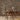 Ashlar1 Natural Mosaic Wood Wall Tiles behind a desk and chair