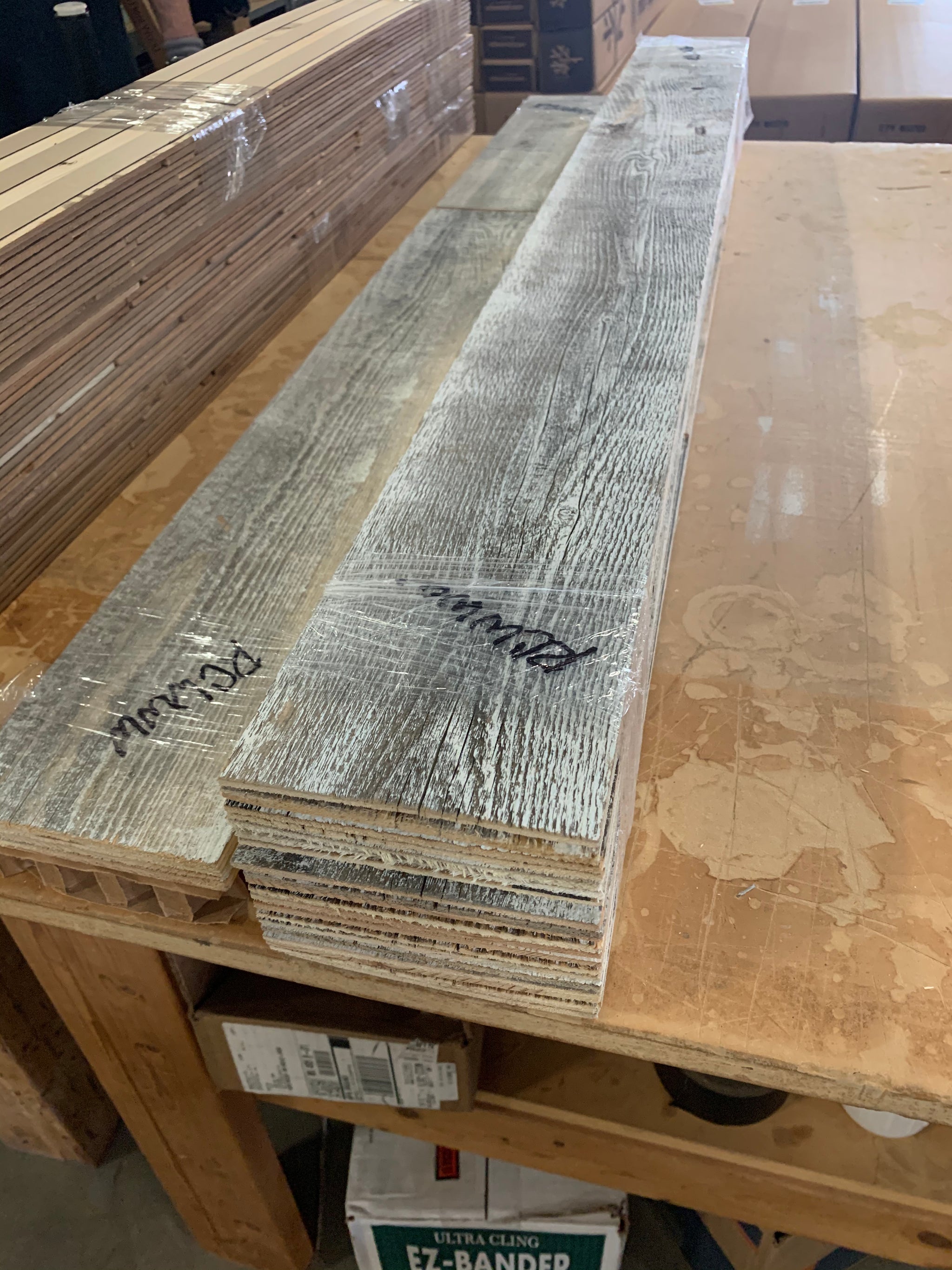 Stikwood plank production